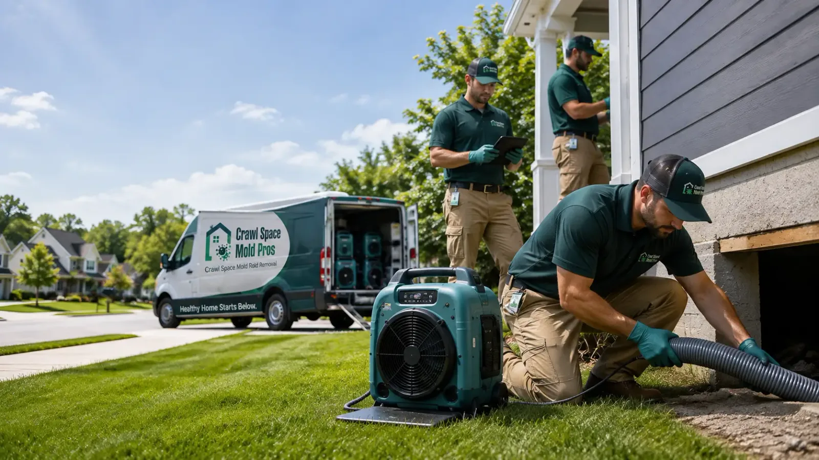 Crawl Space Mold Removal in Slovan, PA